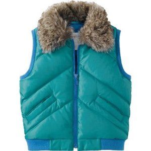 Hanna Andersson Lightweight Down Vest - Ocean Blue